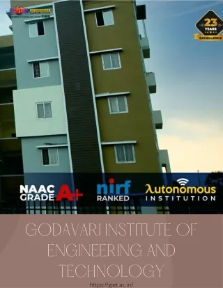 Godavari Institute of Engineering and Technology Courses
