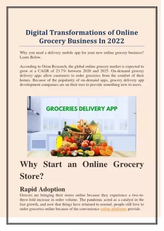 digital transformations of online grocery
