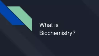 what is biochemistry