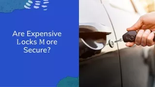 are expensive locks more secure