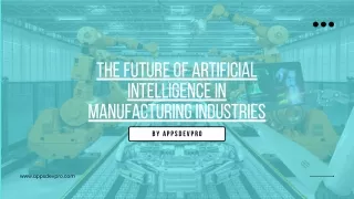 the future of artificial intelligence
