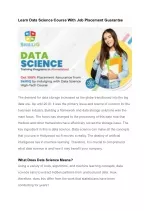 Learn Data Science Course With Job Placement Guarantee - slide 1