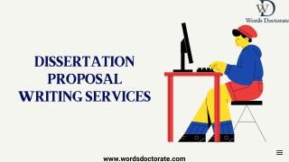 Dissertation Proposal Writing Services - Words Doctorate