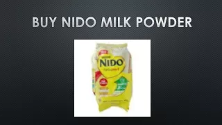 Buy Nido Milk Powder