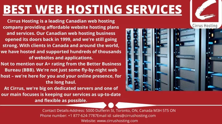 best web hosting services