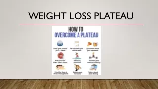 Weight Loss Plateau