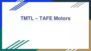 TMTL | TAFE Motors and Tractors Limited | Eicher Tractors | Eicher Silent Genset