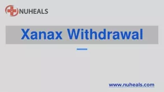 Xanax Withdrawal | Be Aware of this