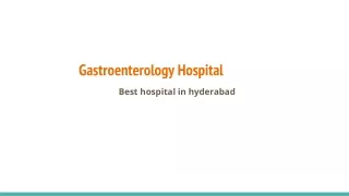 Gastroenterology Hospital in Hyderabad