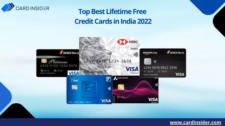 top best lifetime free credit cards in india 2022