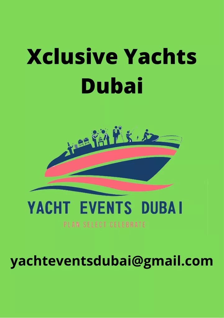 xclusive yachts dubai