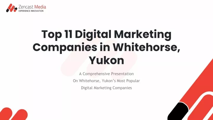 top 11 digital marketing companies in whitehorse