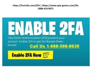 How to activate 2FA in Fortnite using https://fortnite.com/2fa