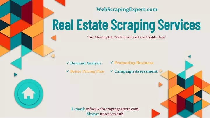 real estate scraping services