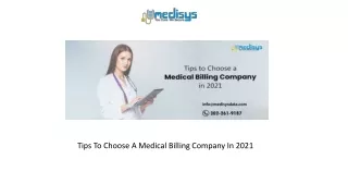 tips to choose a medical billing company in 2021