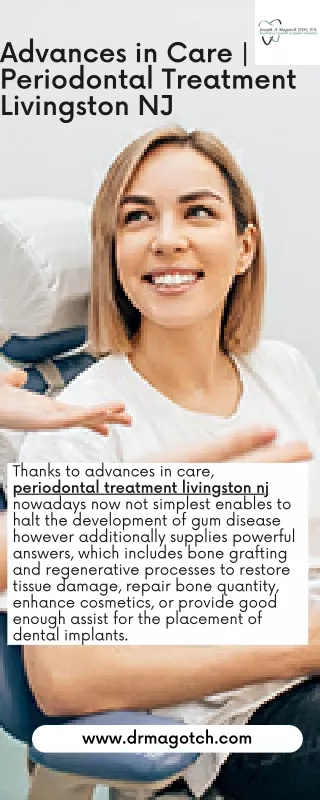 Advances in Care  Periodontal Treatment Livingston NJ
