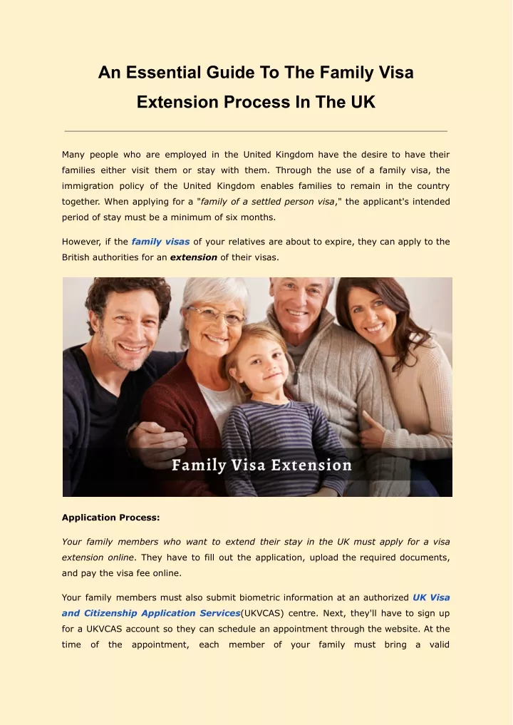 an essential guide to the family visa