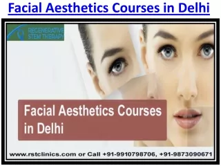 Learn Advanced Facial Aesthetics Courses in Delhi & Other Cities India At Afford