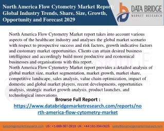 North America Flow Cytometry Market PDF