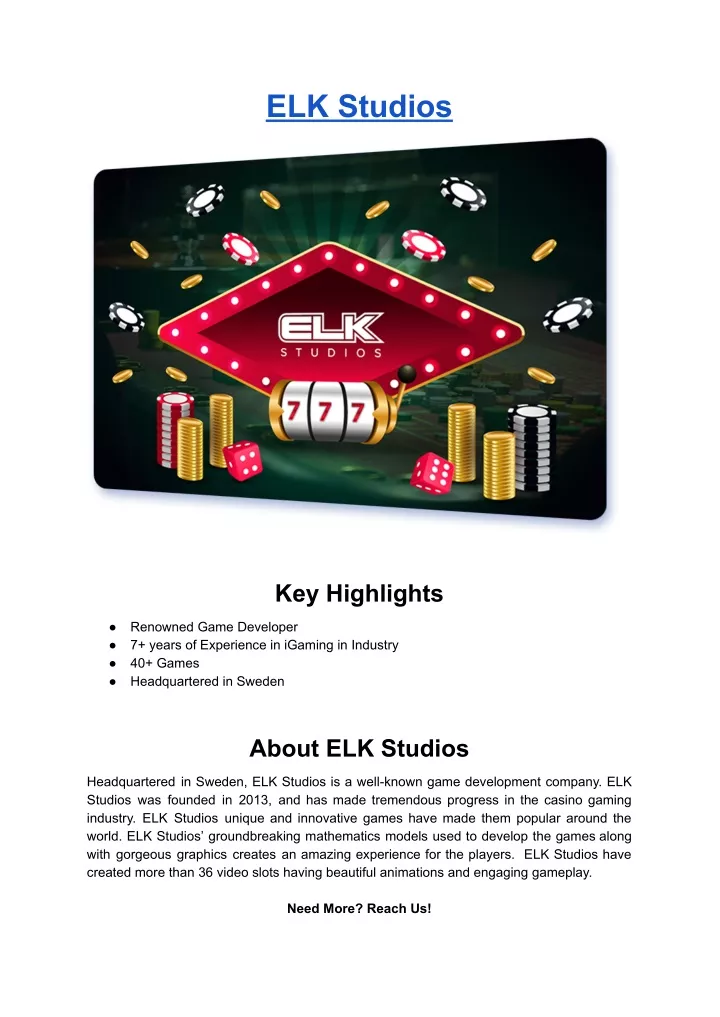 elk studios