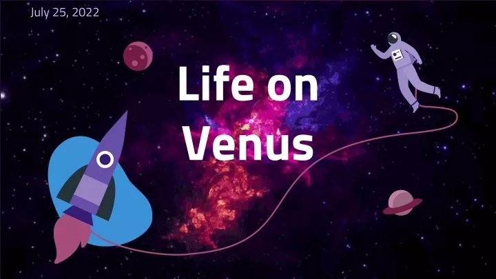 life on venus