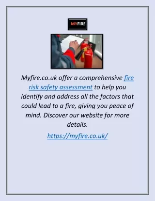 Fire Risk Safety Assessment | Myfire.co.uk