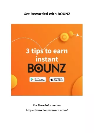 get rewarded with bounz