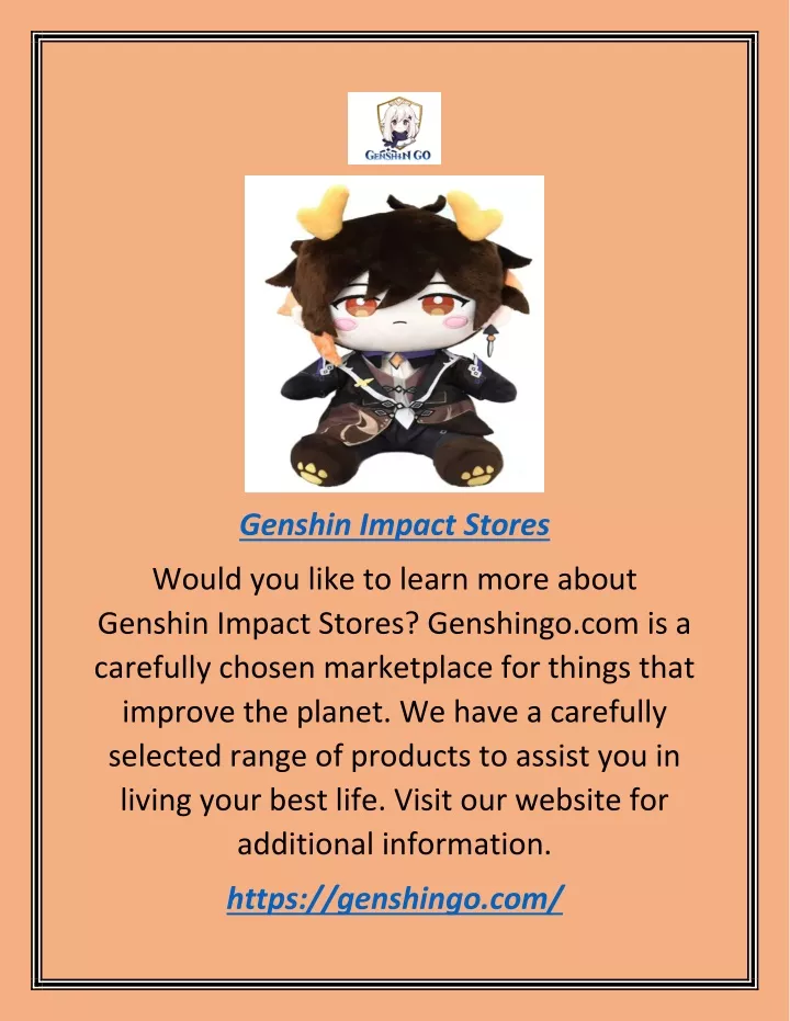 genshin impact stores