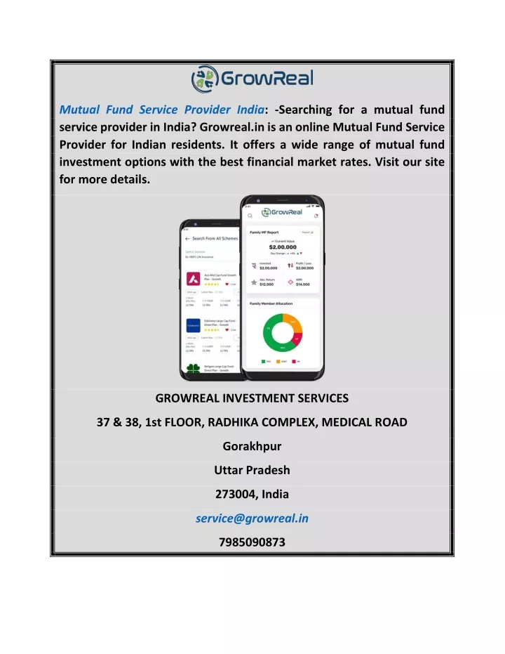 mutual fund service provider india searching