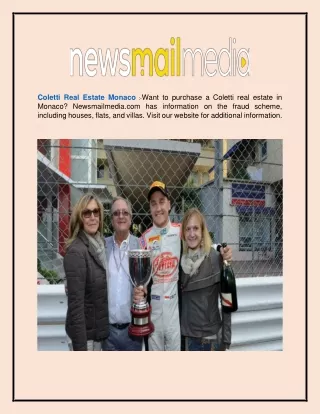 Coletti Real Estate Monaco  Newsmailmedia.com