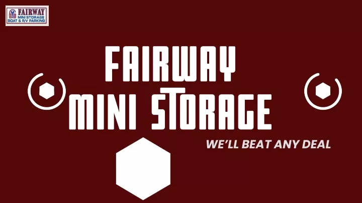 fairway mini storage