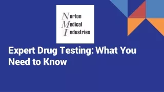 Expert Drug Testing_ What You Need to Know