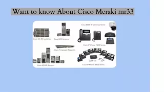 Want to know About Cisco Meraki mr33 | Marci Network Hardware