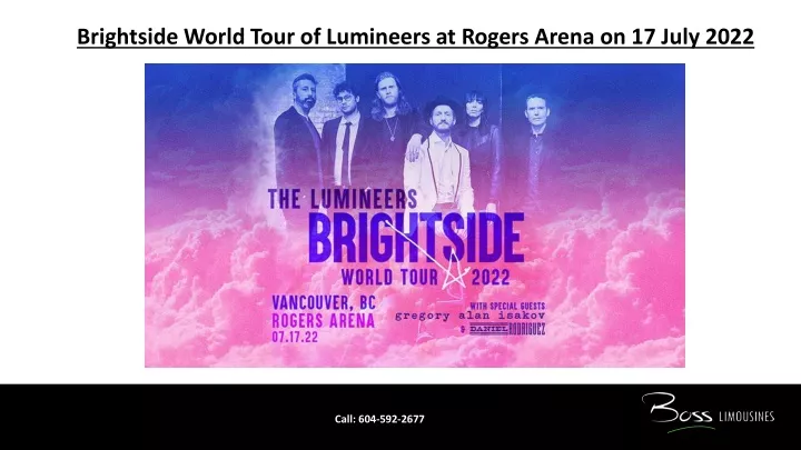 brightside world tour of lumineers at rogers