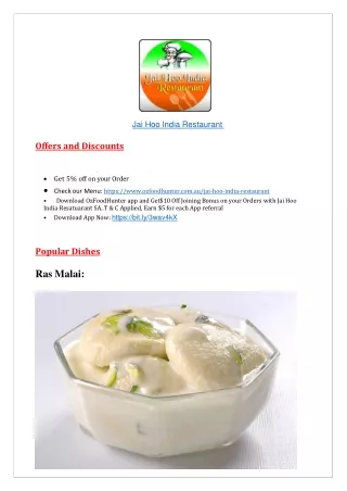Jai Hoo India Restaurant  (1)