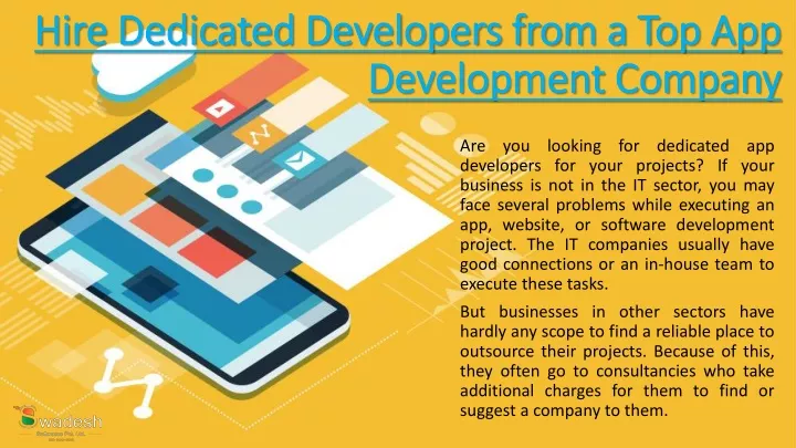 hire dedicated developers from a top app development company