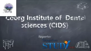 Coorg Institute of Dental Sciences (CIDS), Karnataka