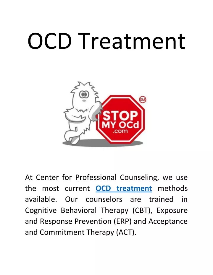 ocd treatment