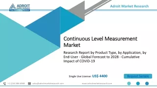 Continuous Level Measurement Market Volume, Application, Market Share Demand