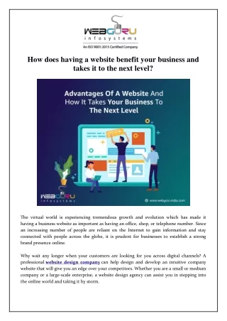 how does having a website benefit your business