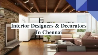 Interior Designers & Decorators  In Chennai | orange interior
