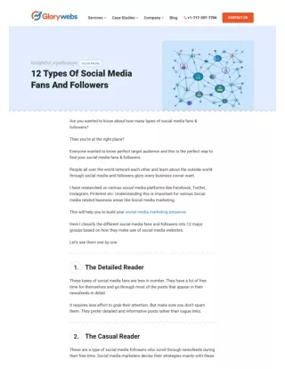 12 Types Of Social Media Fans And Followers