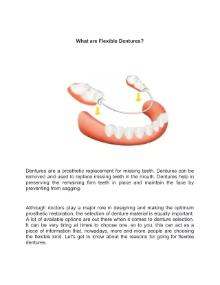 what are flexible dentures