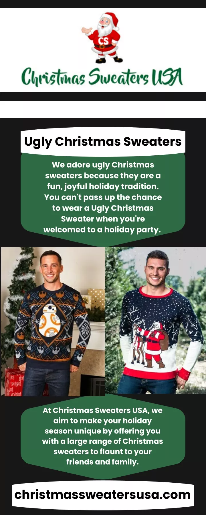 ugly christmas sweaters