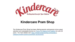 kindercare pram shop