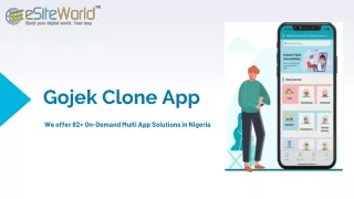 Gojek Clone App - On-Demand Multi App Solution in Nigeria