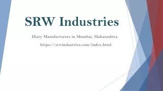 Diary Manufacturers in Mumbai