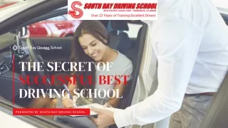 The Secret of Successful Best Driving School