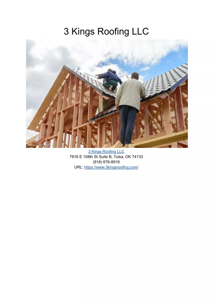 3 kings roofing llc