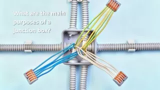 What are the main purposes of a junction box